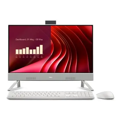 كمبيوتر Dell 24 الكل في واحد، شاشة لمس 24 بوصة - أبيض